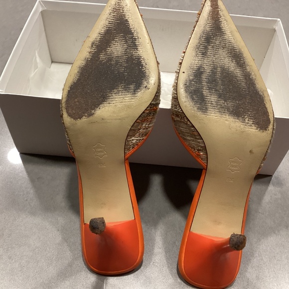 Linea Paolo Mule with Bow Accent size 8M - Picture 2 of 6